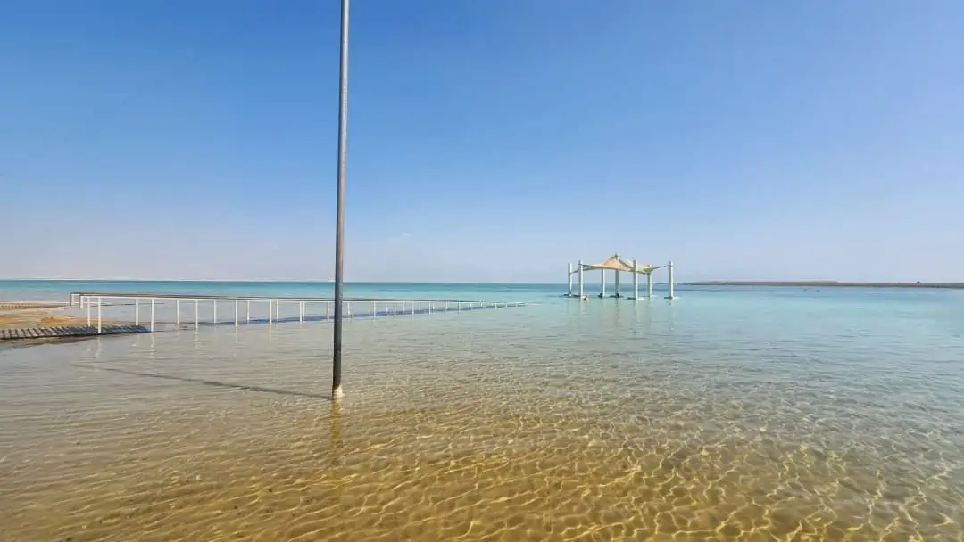 Visiting the Dead Sea on the Israel side 