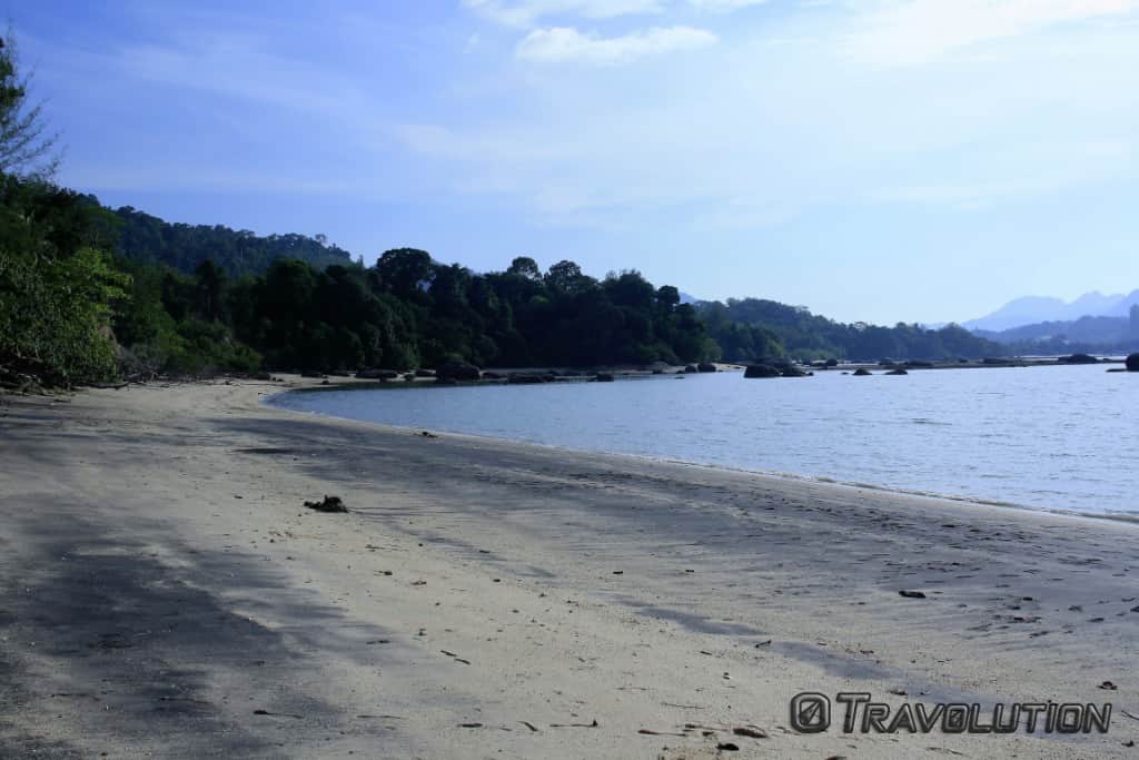 Black Sand Beach in Langkawi, Malaysia