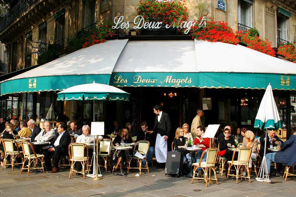A cafe in Paris, France