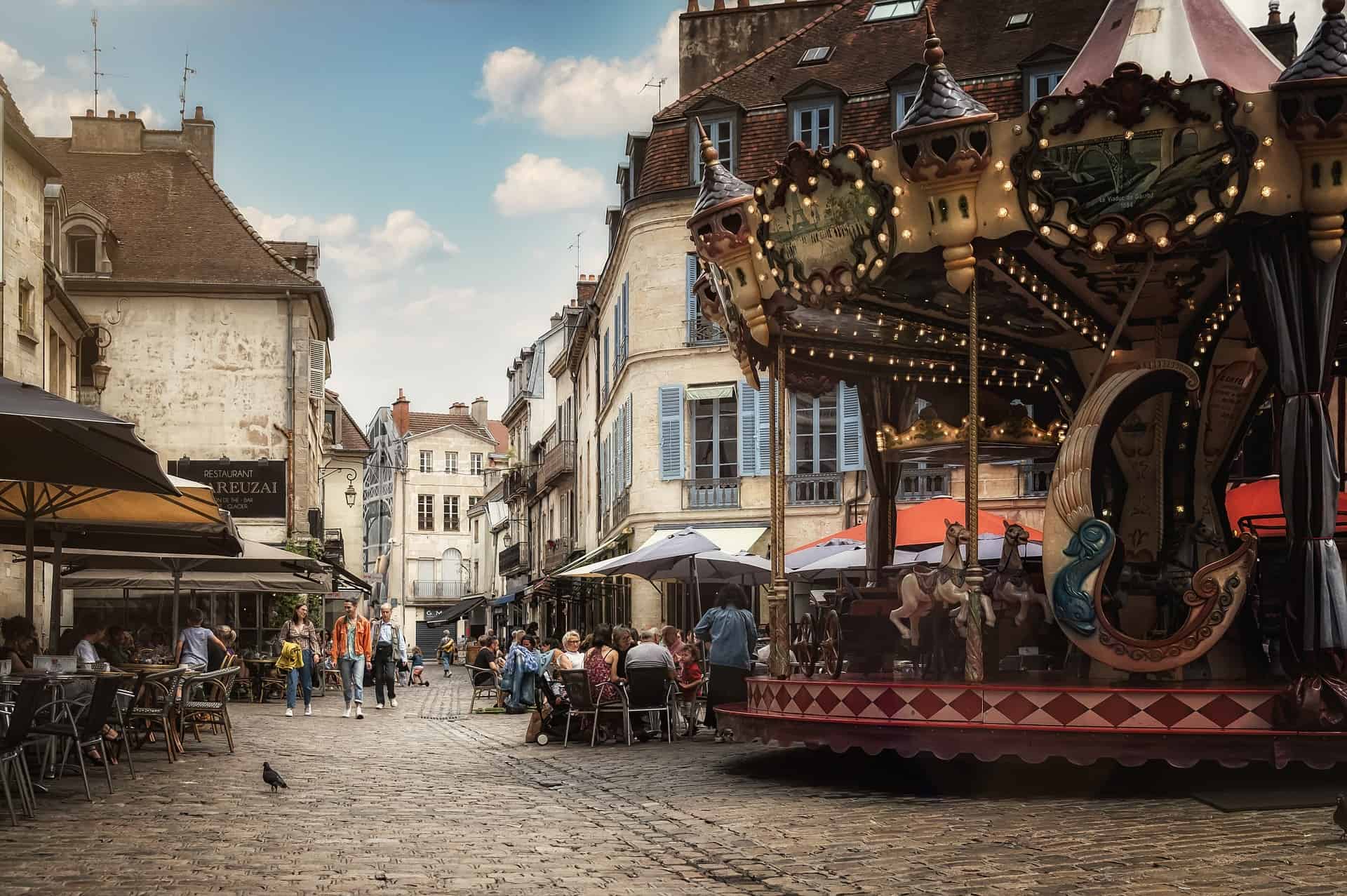Carouselin Dijon, France.