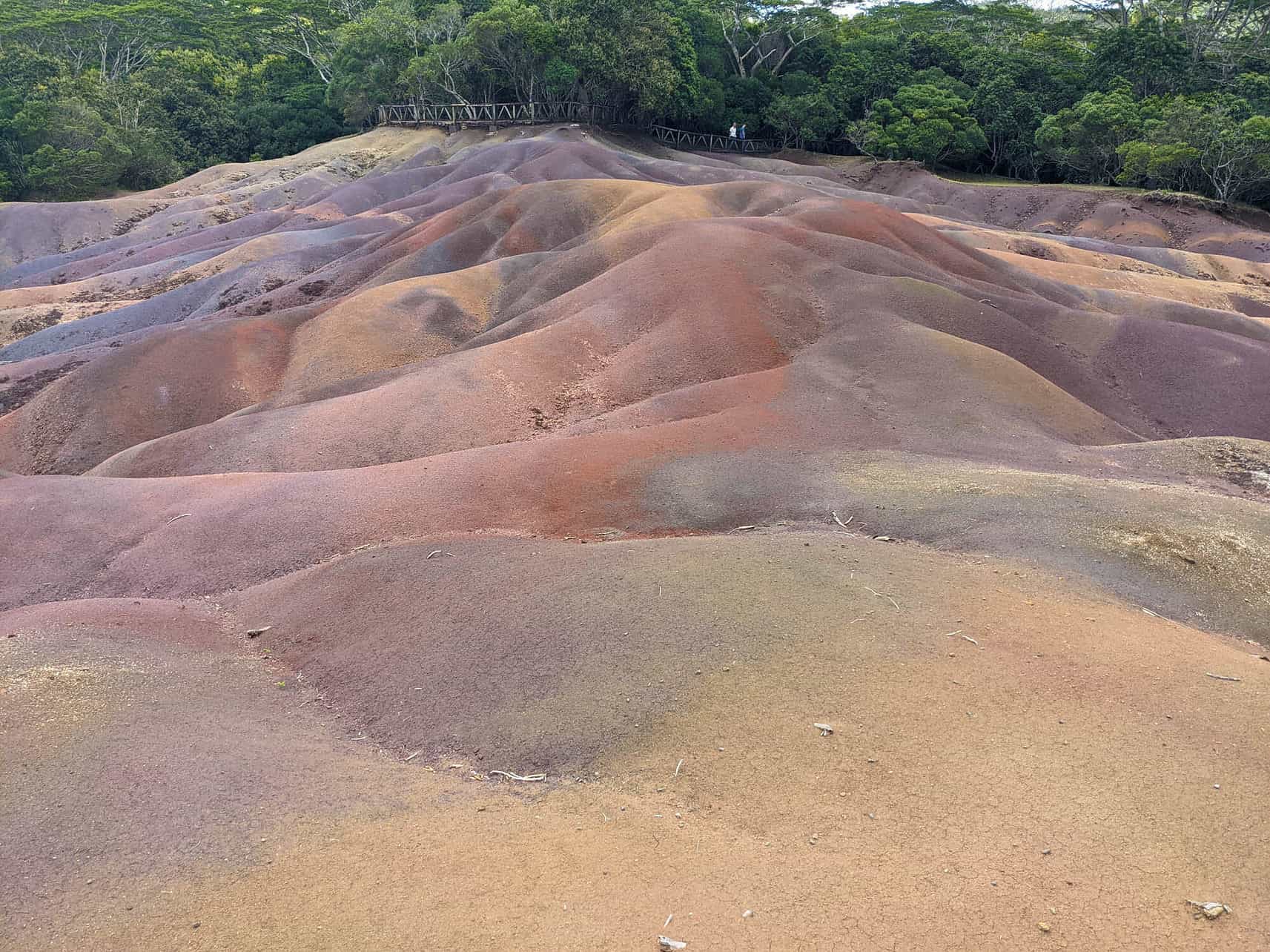 The Seven Coloured Earth Geopark in Chamarel 