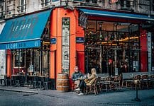 Cafe scams in Paris, France