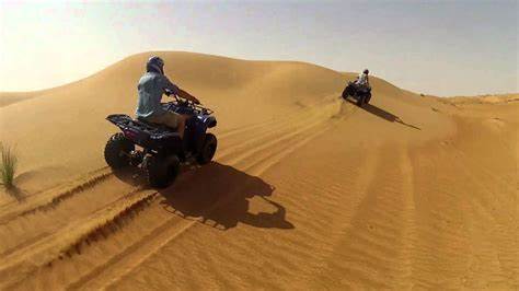 Riding sand dunes on a Hurghada desert safari