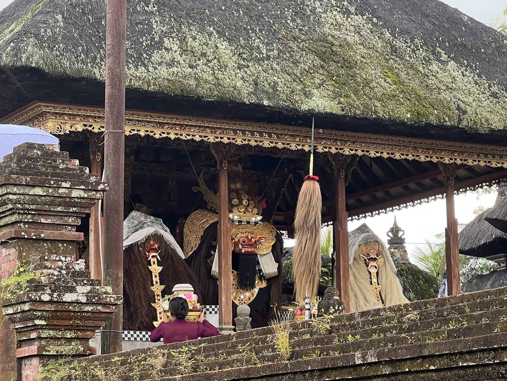 Representation of the gods in the temple, Bali, Indonesia.