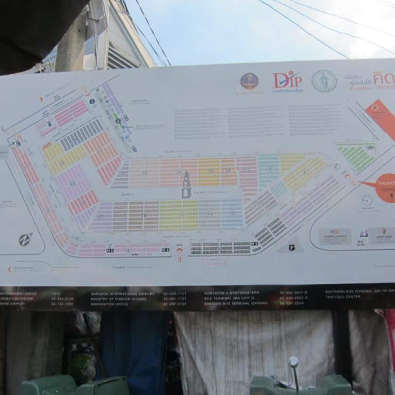 Chatuchak market map