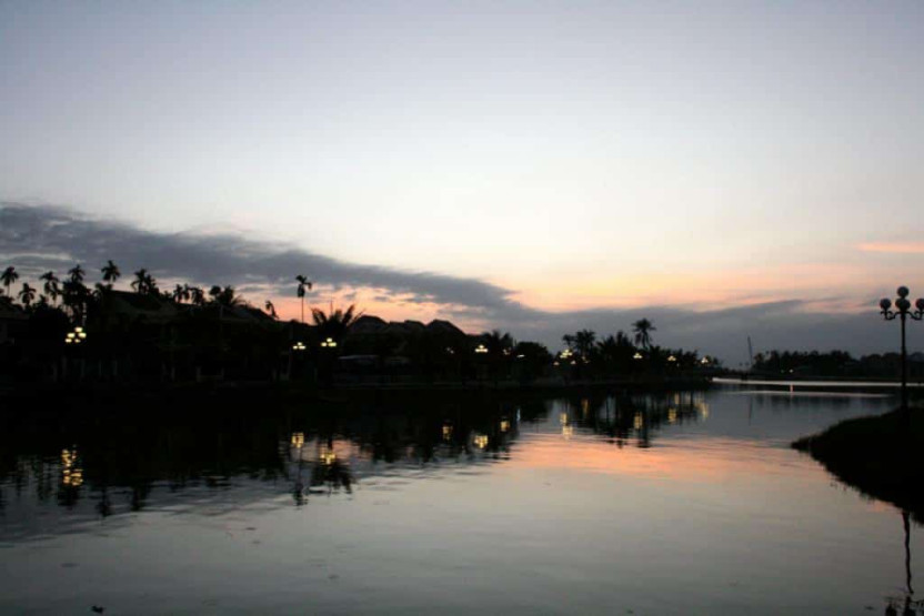 Sunset in Vietnam.