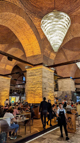 Nusr'et Steakhouse at the Grand Bazaar in Istanbul, Turkey.