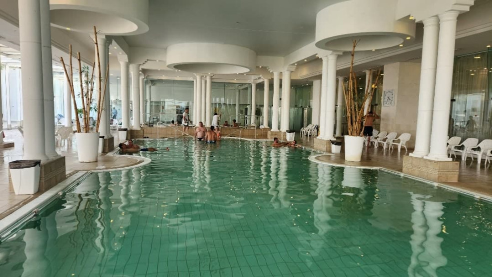 Inside pool at the David Dead Sea Resort in Jordan