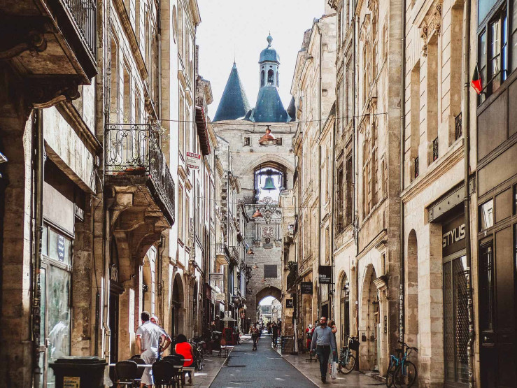 Street in Bordeaux, France