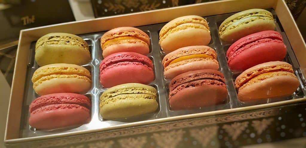 Macarons at La Durée in Paris. Yummy and a great  Christmas present.