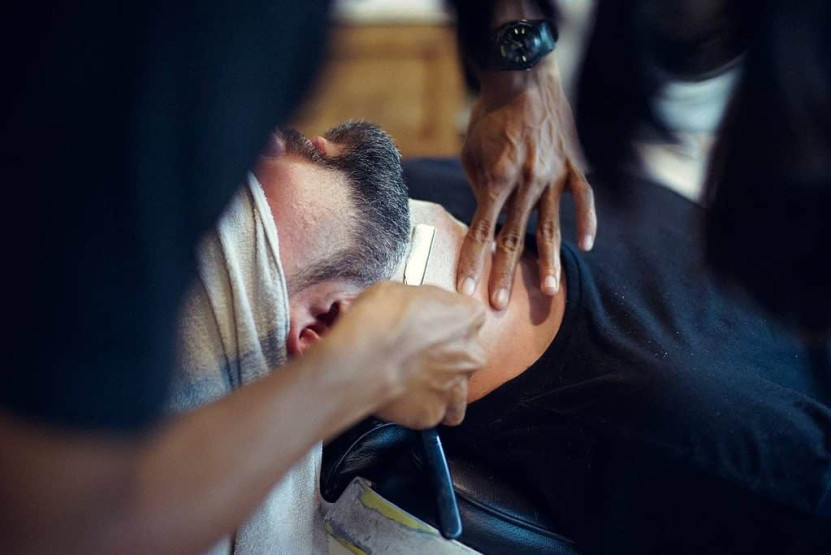 Turkish shave by Turkish barbers