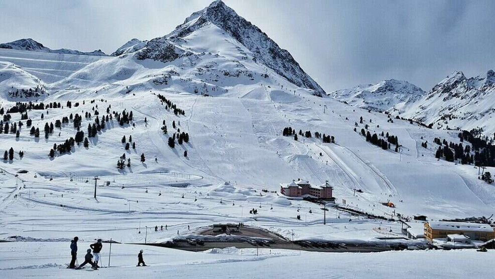The popular ski resort Kuehtai close to Innsbruck, Austria.