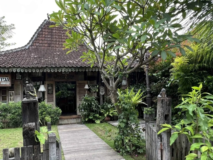 Entrance at the Casa Tua restaurant in Bali, Indonesia