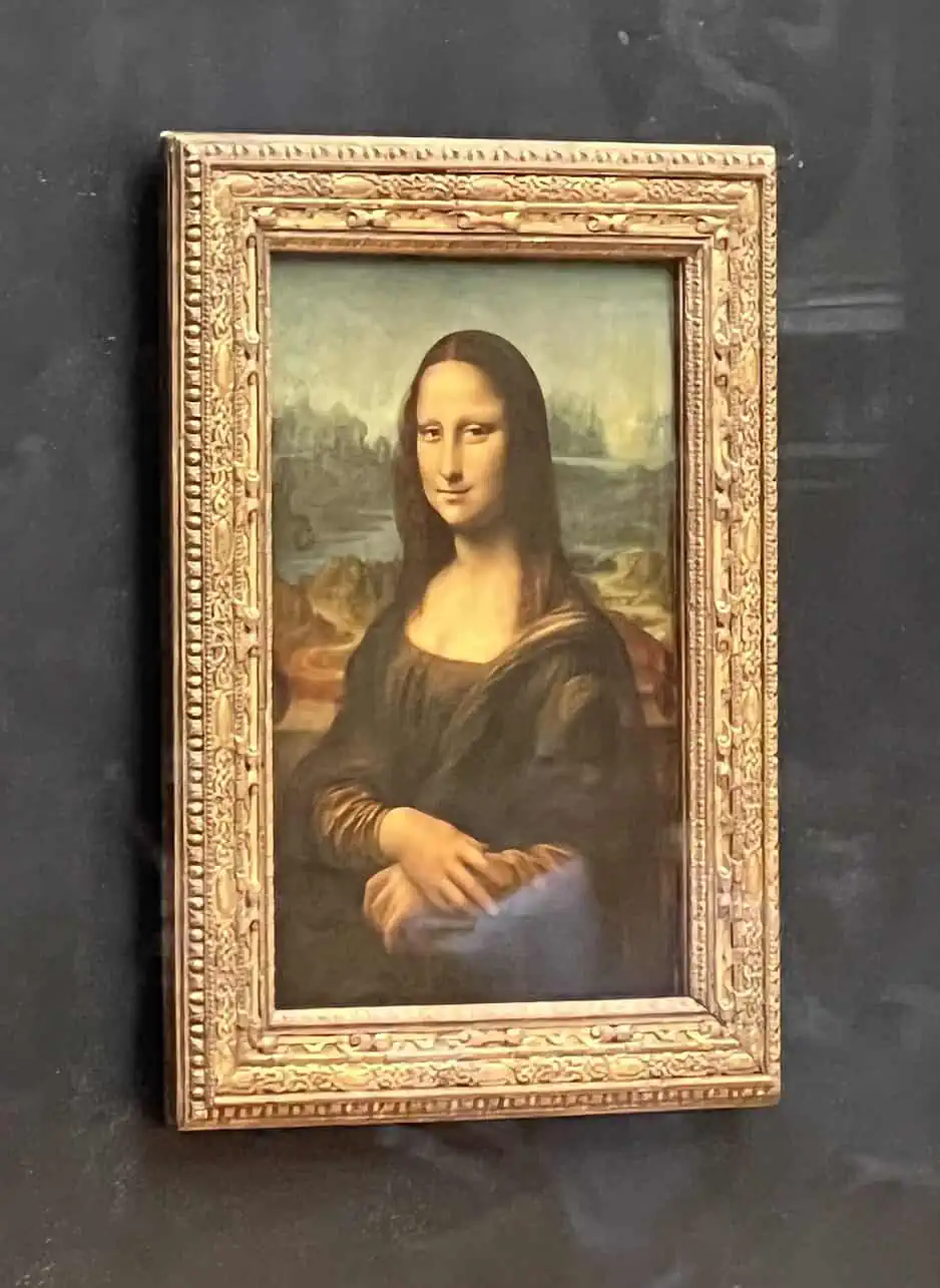 Mona Lisa in the Louvre in Paris, France